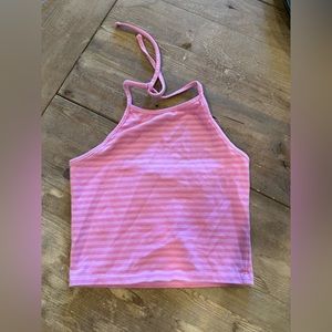 COPY - Brandy Melville pink striped top